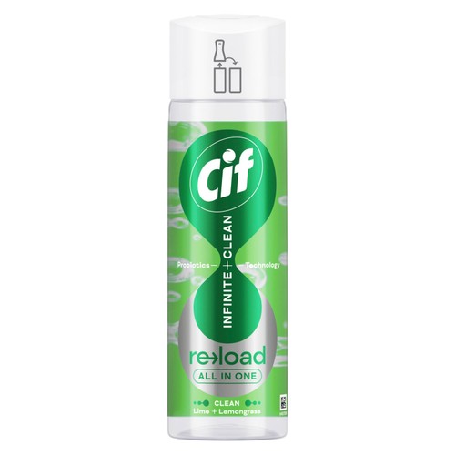 Cif Infinite Clean Lime & Lemongrass All In One Reload Cleaning Refill