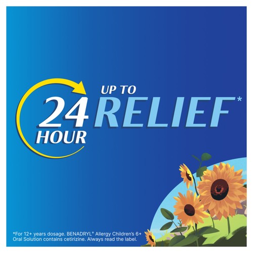 Benadryl Allergy Oral Solution for Children, 6+yrs