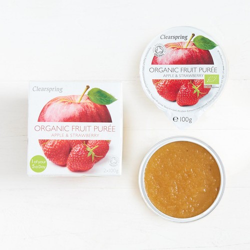 Clearspring Organic Apple & Strawberry Puree