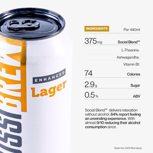 IMPOSSIBREW Alcohol Free Enhanced Lager