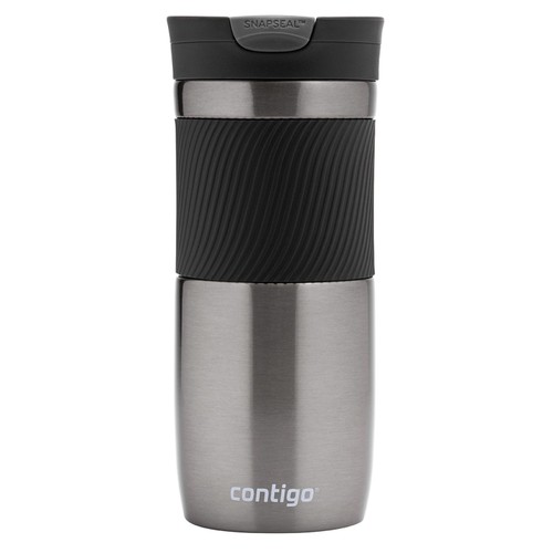 Contigo Byron Travel Mug 470ml Leakproof Insulated Gunmetal Grey