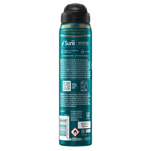 Sure Men 72hr Nonstop Protection Sport Cool Antiperspirant Deodorant