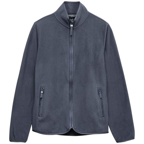 M&S Womens Goodmove Funnel Neck Zip Up Fitted Fleece Jacket, 12, Nightshade