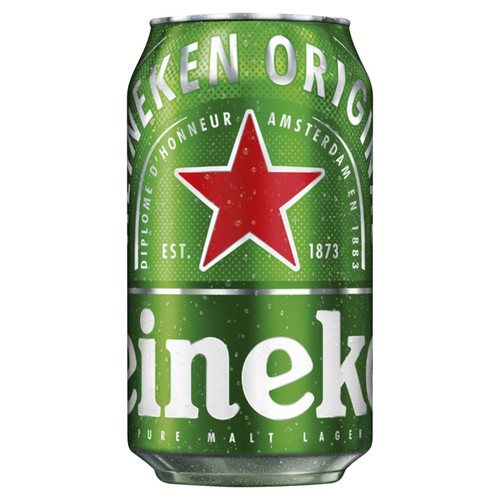Heineken Lager Beer Cans