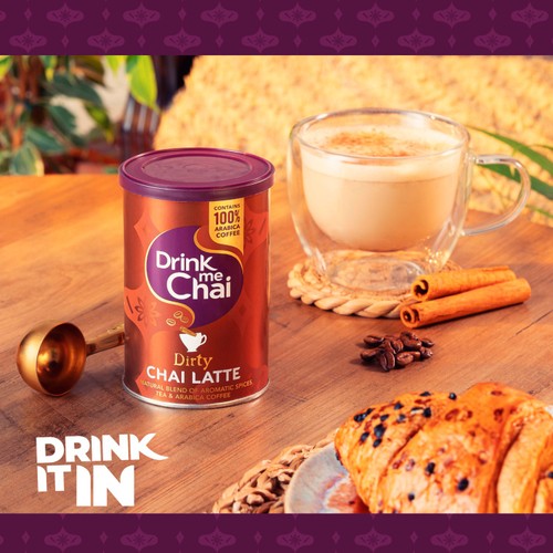 Drink Me Chai Dirty Chai Latte
