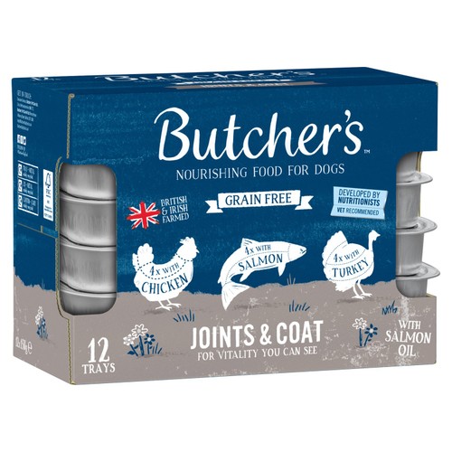 Butcher's Joints & Coat Wet Dog Food Trays