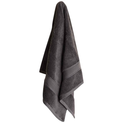 M&S Super Soft Pure Cotton Bath Sheet, Charcoal