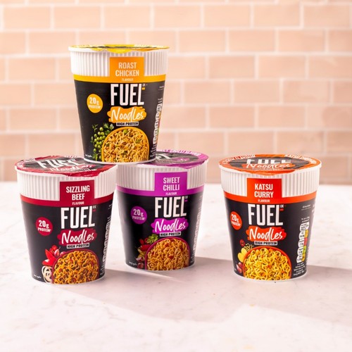 FUEL10K High Protein Katsu Curry Instant Noodles Snack Pot