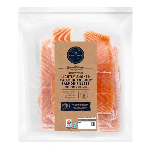 M&S Collection Kiln Smoked Salmon Fillets