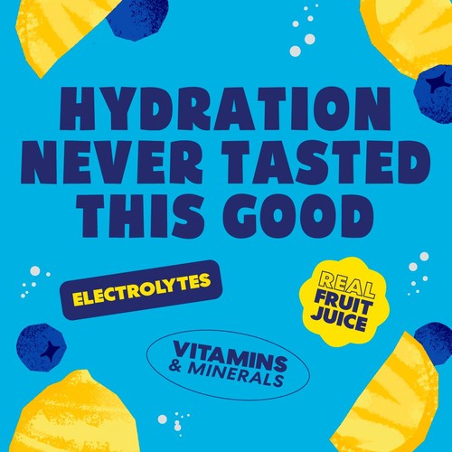 HAPPI Hydrate Blueberry and Lemon 4 Pack