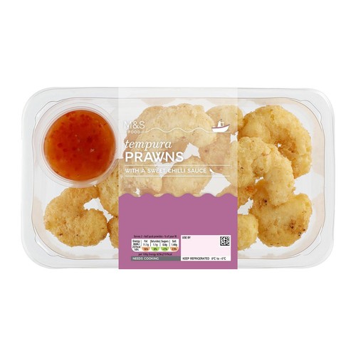 M&S Tempura Prawns with Sweet Chilli Sauce