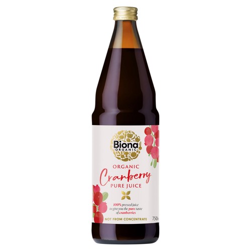 Biona Organic Pure 100% Cranberry Super Juice