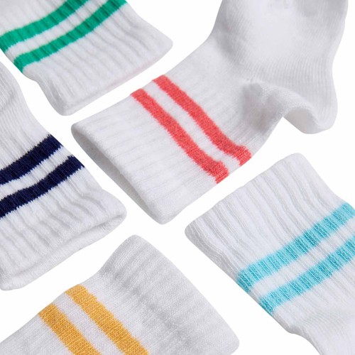M&S Girls Cotton Baby Socks, 6-12 Months, White