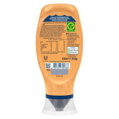 Hellmann's Chunky Burger Sauce