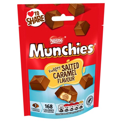 Munchies Fudgey Salted Caramel Sharing Bag