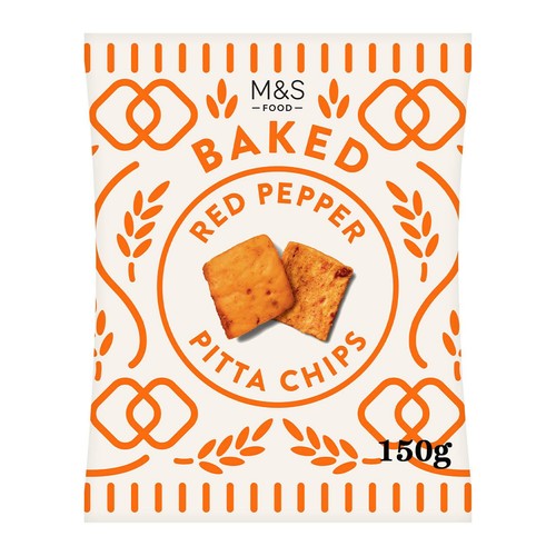 M&S Red Pepper Pitta Chips