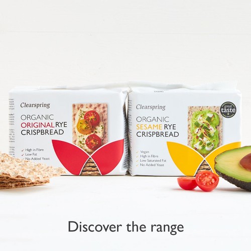 Clearspring Organic Rye Crispbread Sesame