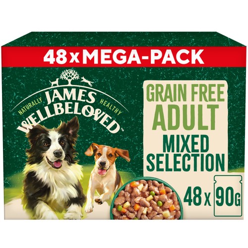James Wellbeloved Grain Free Adult Wet Dog Food Variety Pack Pouch