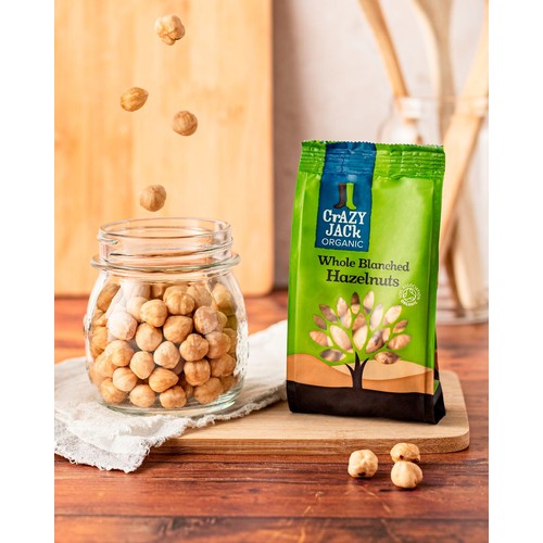 Crazy Jack Organic Whole Blanched Hazelnuts