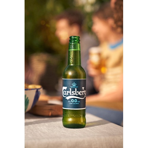 Carlsberg Alcohol Free Lager Beer Bottles