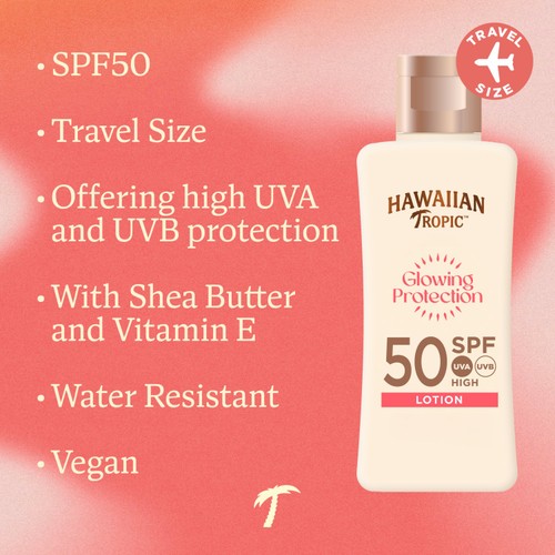 Hawaiian Tropic Glowing Protection Lotion SPF 50 Mini