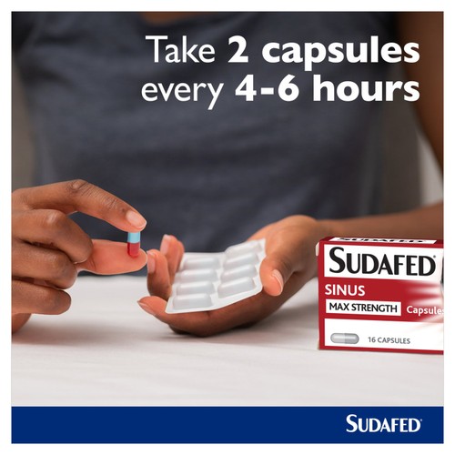 Sudafed Sinus Max Strength Capsules