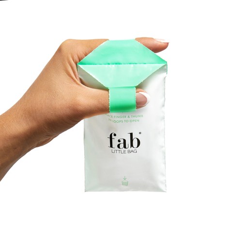 FabLittleBag Sustainably Sourced Bags for Tampons and Pads Bathroom Pack