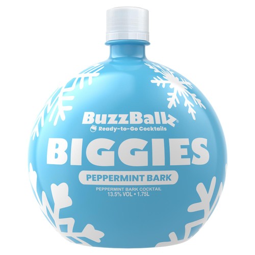 Buzzballz Biggies Christmas Edition Peppermint Bark Cocktail