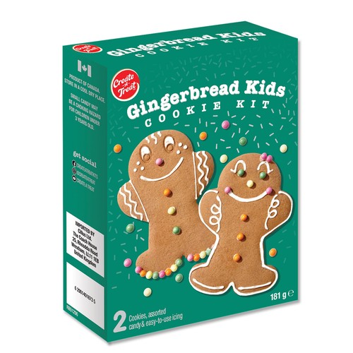 Create A Treat Gingerbread Kids Cookie Kit