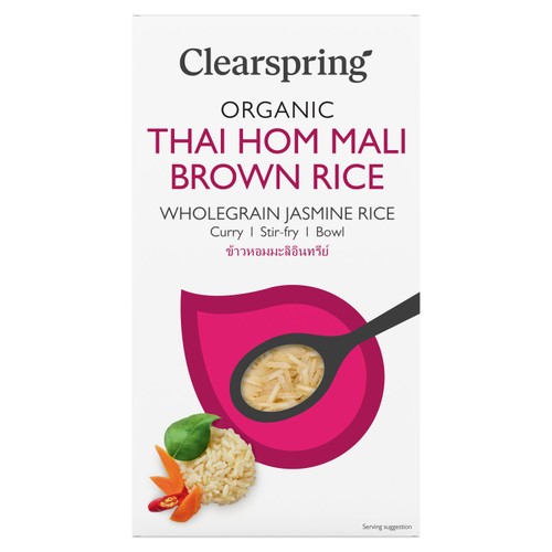 Clearspring Organic Thai Hom Mali Brown Jasmine Rice