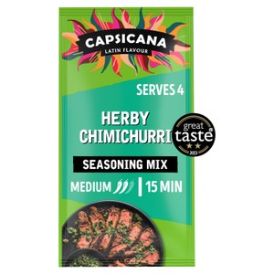 Capsicana Argentinian Garlic & Paprika Fajita Seasoning Mix Medium/Hot