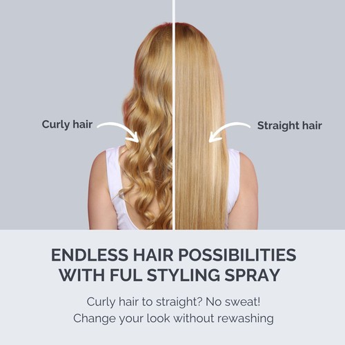 FUL Styling Spray Heat Protectant & Volumising Mist