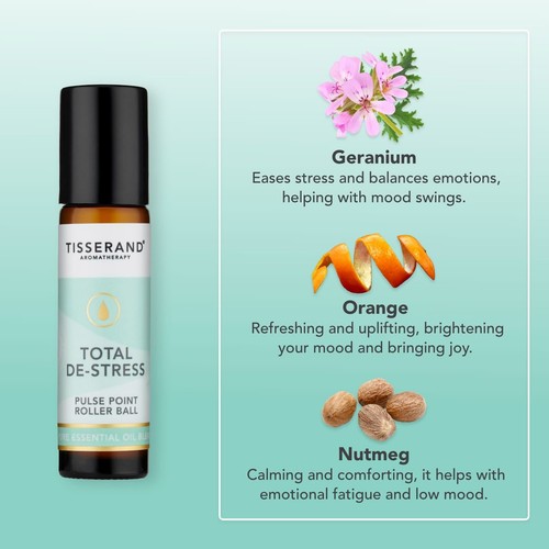 Tisserand Total De-Stress Aromatherapy Roller Ball