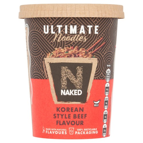 Naked Ultimate Noodles Korean Style Beef Flavour 
