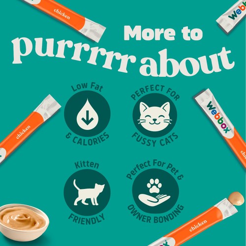 Webbox Lick-e-Lix with Chicken Yoghurty Cat Treats