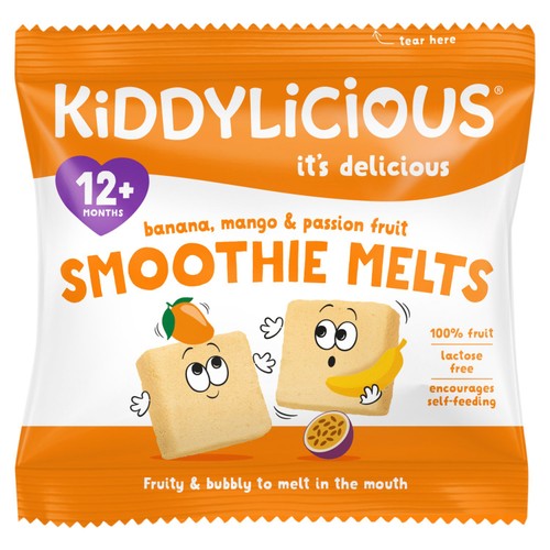 Kiddylicious Banana & Mango Smoothie Melts 12+ Months