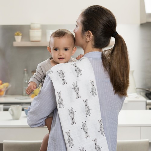 Aden + Anais Muslin Swaddles Safari Babes