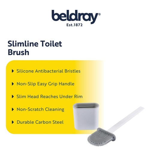 Beldray Antibac Slimline Toilet Brush White