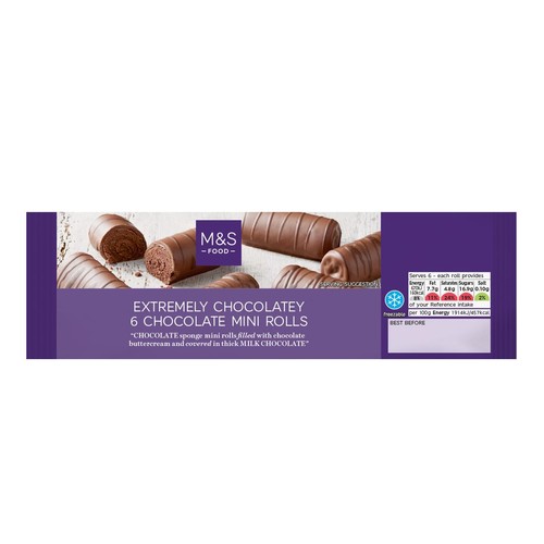 M&S Milk Chocolate Mini Rolls