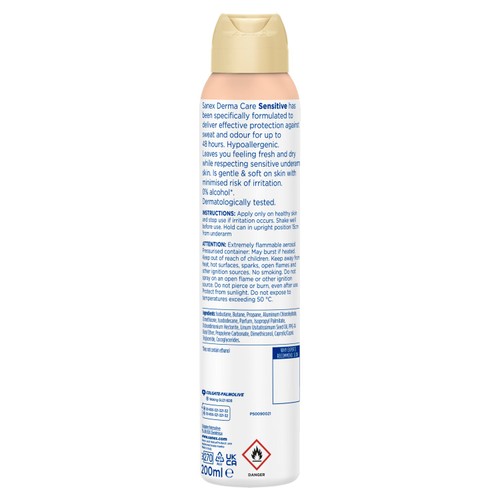 Sanex Derma Care Sensitive 48-Hour Antiperspirant Spray Deodorant
