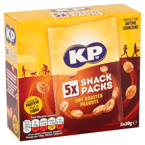 KP Dry Roasted Peanuts Multipack