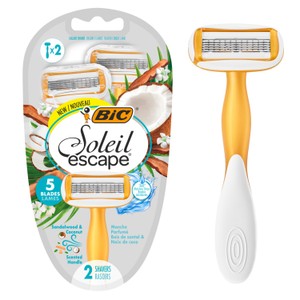 BIC Soleil Escape Disposable Razors 5 Blades, Rose & Magnolia