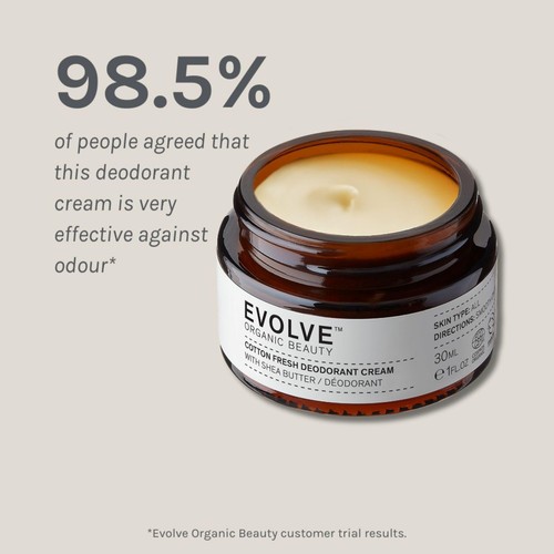 Evolve Organic Cotton Fresh Natural Deodorant