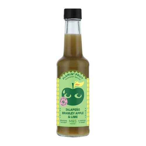 M&S Jalapeno, Bramley Apple & Lime Hawwwt Sauce