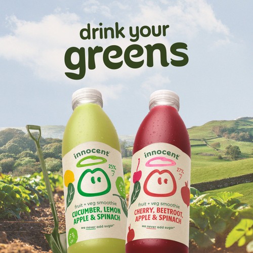 Innocent Cherry, Beetroot, Apple & Spinach Smoothie