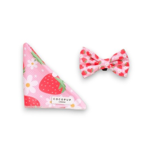 Cocopup London Pupberry Fields Dog Bandana & Bow Tie