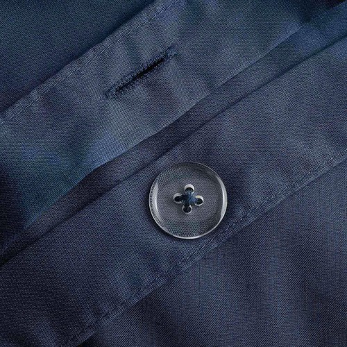 M&S Cotton Rich Bedding Set, King Size Navy