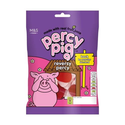 M&S Percy Pig Reversy Percy