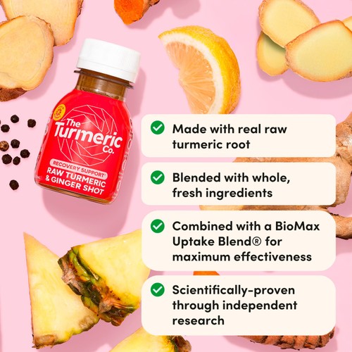 The Turmeric Co. Raw Turmeric & Ginger Shot