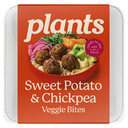 all plants Sweet Potato, Chickpea & Harissa Veggie Bites